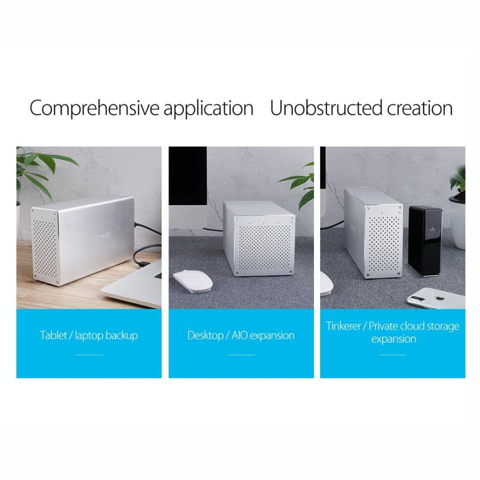 20tb Usb c Dual Bay Hdd/ssd Enclosure