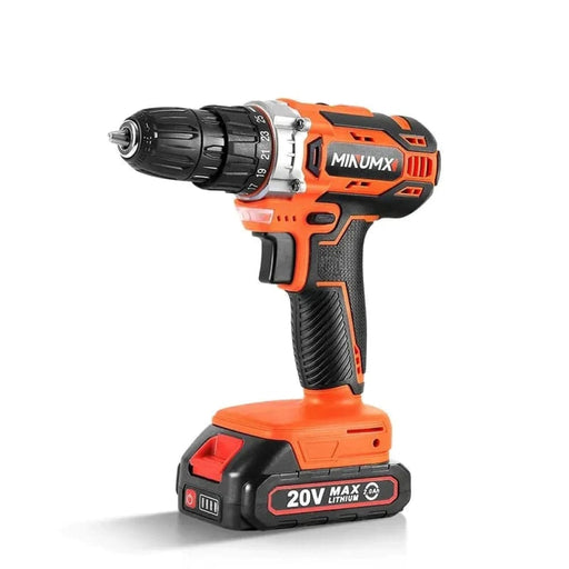20v Cordless Drill With 40n.m Torque And Keyless Chuck