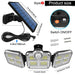 20w Solar Light 122 333led Ip65 Waterproof Outdoor Lamp