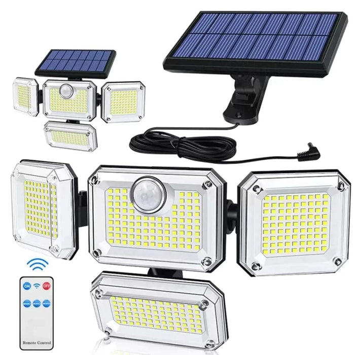 20w Solar Light 122 333led Ip65 Waterproof Outdoor Lamp
