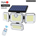 20w Solar Light 122 333led Ip65 Waterproof Outdoor Lamp