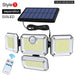 20w Solar Light 122 333led Ip65 Waterproof Outdoor Lamp