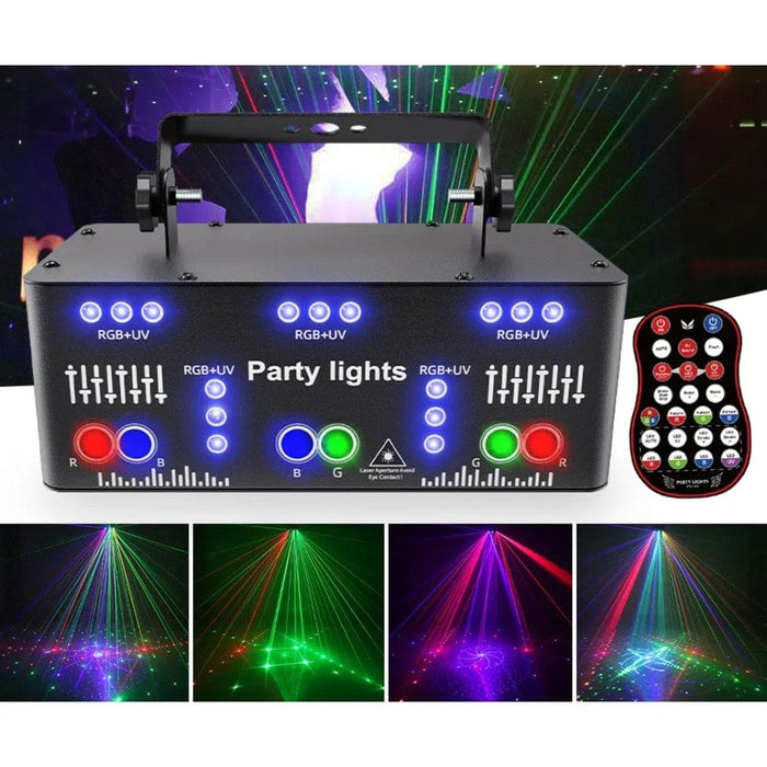 21 Hole Rgb Party Dj Disco Beam Patterns Stage Laser Light