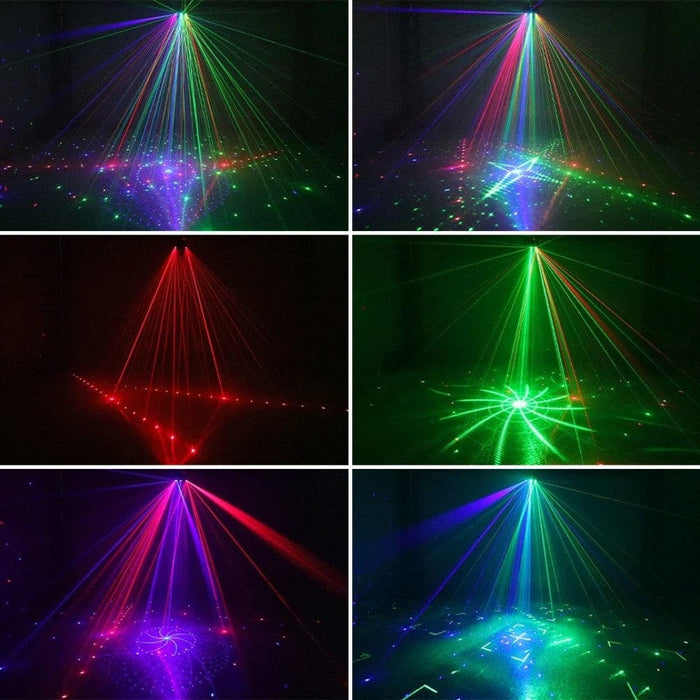 21 Hole Rgb Party Dj Disco Beam Patterns Stage Laser Light