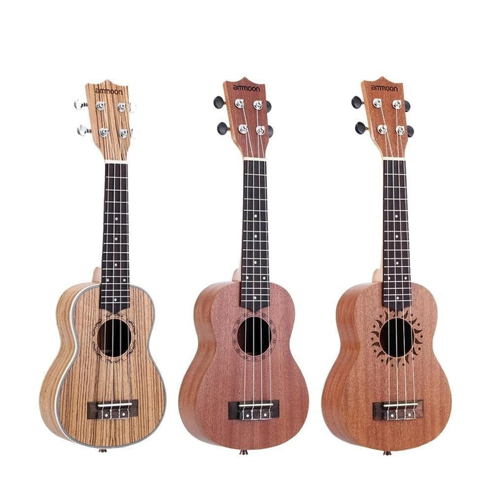 21’ Ukulele 15 Frets 4 Strings Acoustic Stringed Musical