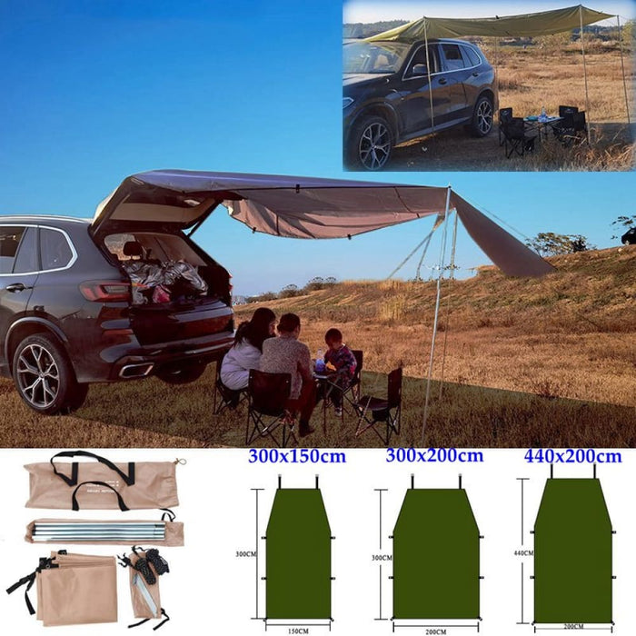 210d Oxford Waterproof Sunshade Side Car Roof Top Tent