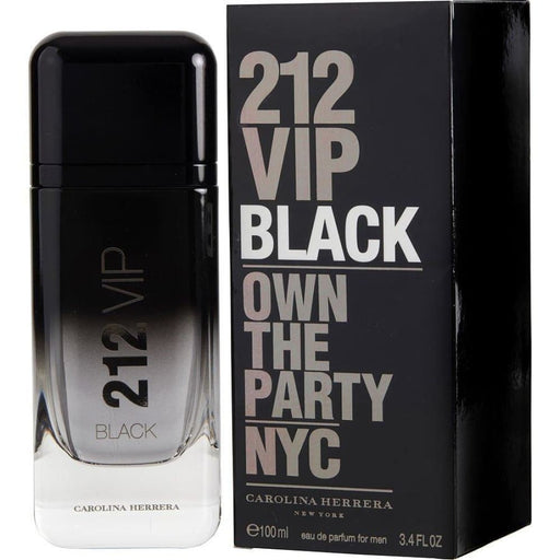 212 Vip Black Edp Spray by Carolina Herrera for Men - 100 Ml