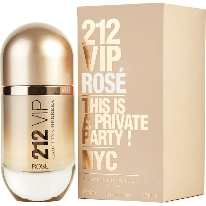 212 Vip Rose Edp Spray By Carolina Herrera For Women - 50 Ml