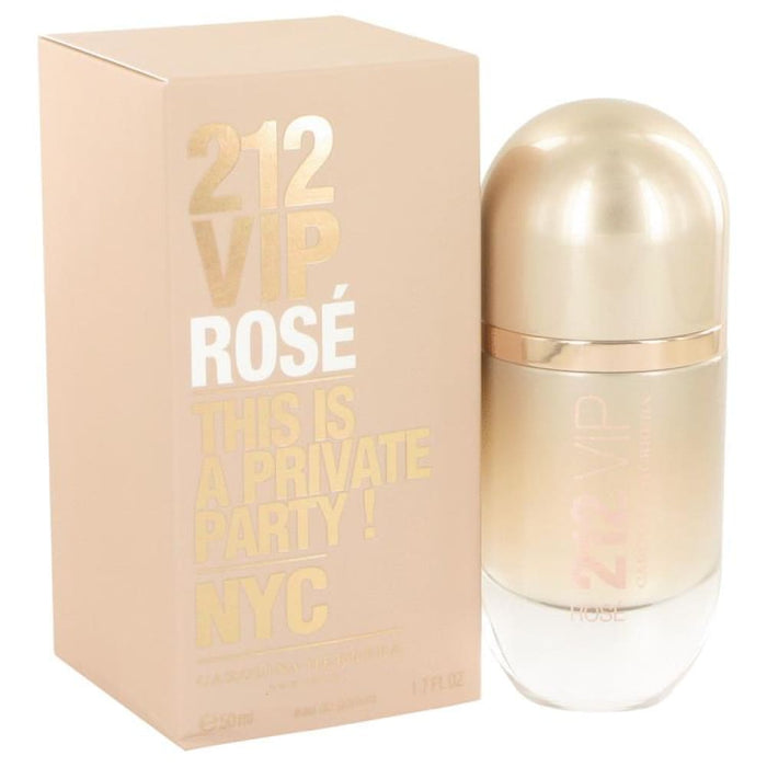 212 Vip Rose Edp Spray By Carolina Herrera For Women - 50 Ml