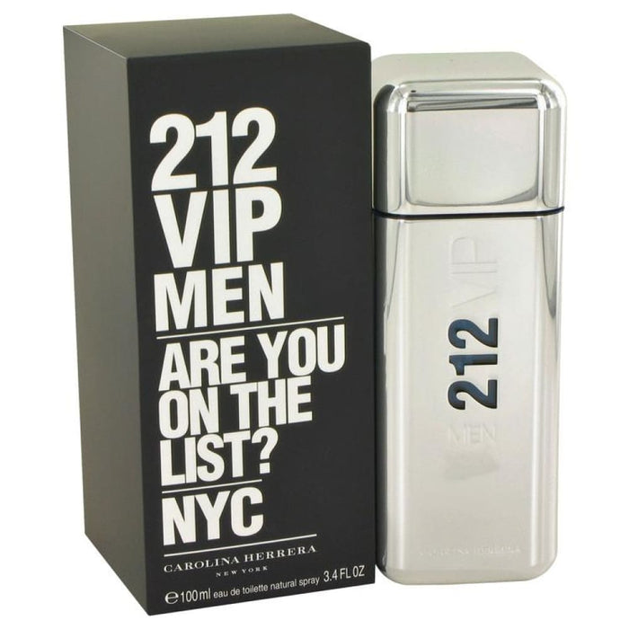212 Vip Edt Spray by Carolina Herrera for Men - 100 Ml