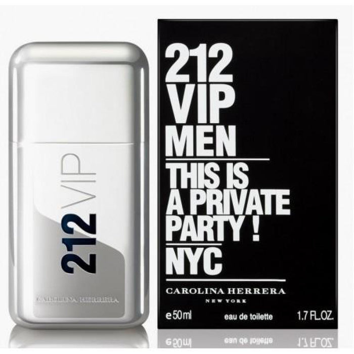212 Vip Edt Spray by Carolina Herrera for Men - 50 Ml