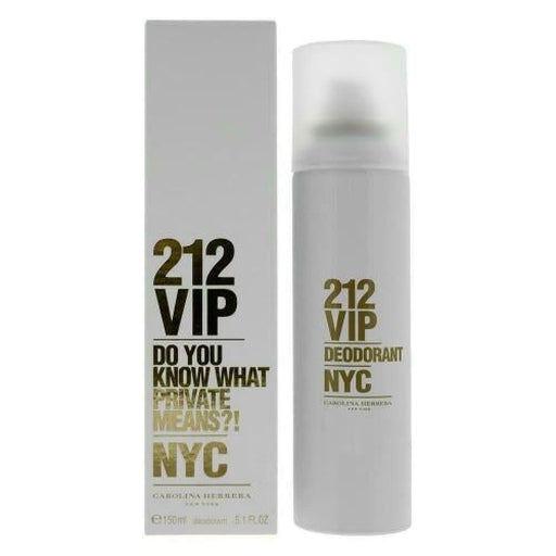 212 Vip Deodorant Spray by Carolina Herrera for Women-150 Ml