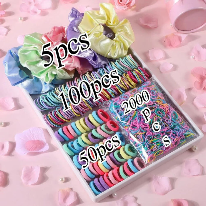 2155 Piece Colourful Hair Bands Set For Girls