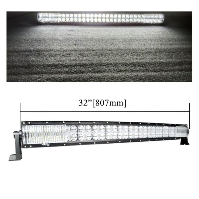 22 32 42 52 Inch Curved Led Work Light Bar Offroad Truck