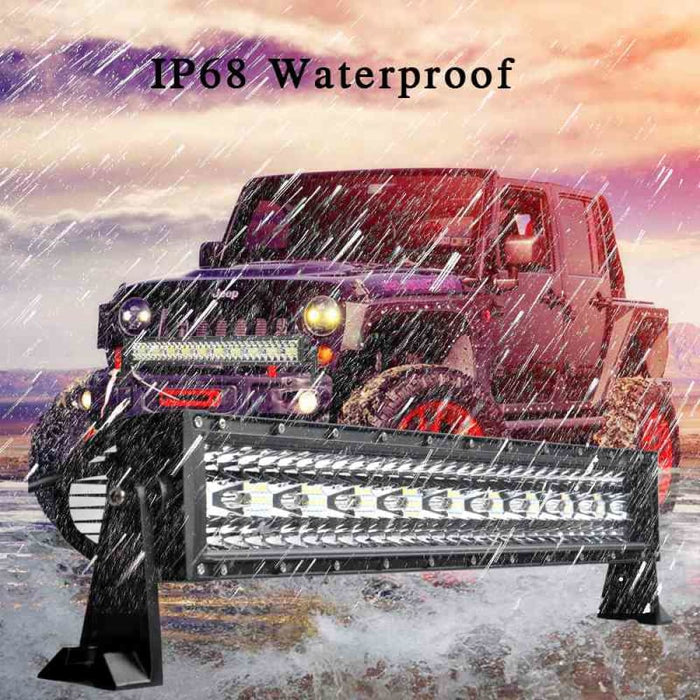 22 32 42 52 Inch Straight Offroad Led Work Light Bar 4x4