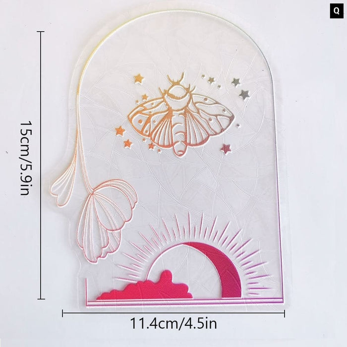 22 Kinds Of Sun Catcher Pvc Electrostatic Glass Stickers