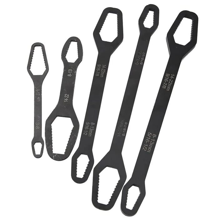 22 Piece Double End Box Wrench Set With Hexagon Design