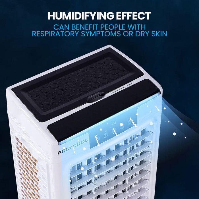 35l 220w Portable Evaporative Air Cooler 24 Hour Timer 4 In