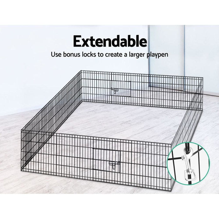 I.pet 24’ 8 Panel Pet Dog Playpen Puppy Exercise Cage