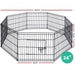I.pet 24’ 8 Panel Pet Dog Playpen Puppy Exercise Cage