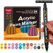 24 Acrylic Paint Markers Diy Christmas Painting