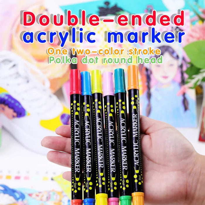 24 Acrylic Paint Markers Diy Christmas Painting