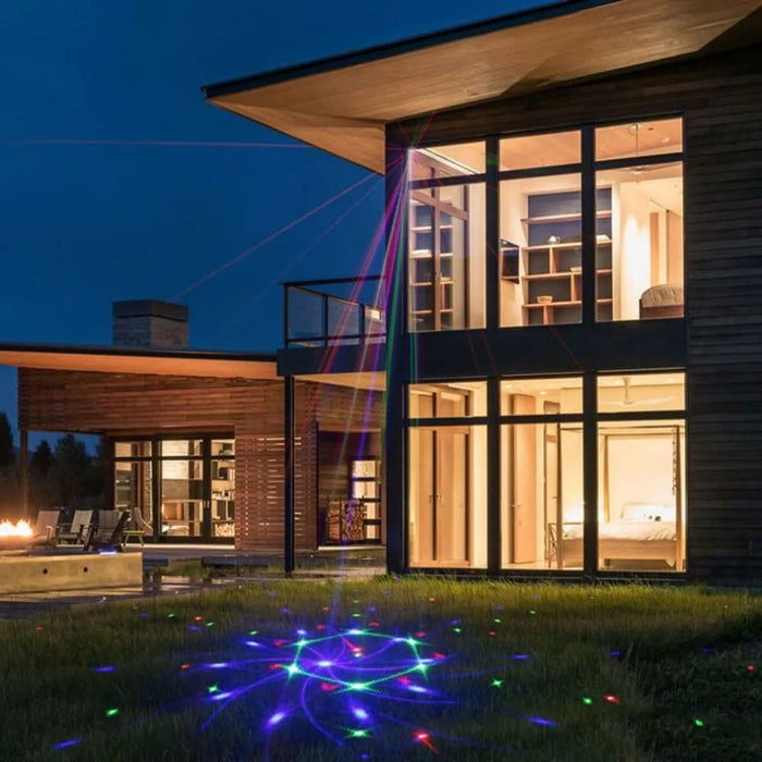 24 Patterns Red Green Blue Outdoor Motion Static Laser