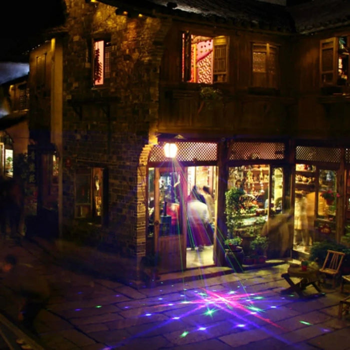 24 Patterns Red Green Blue Outdoor Motion Static Laser