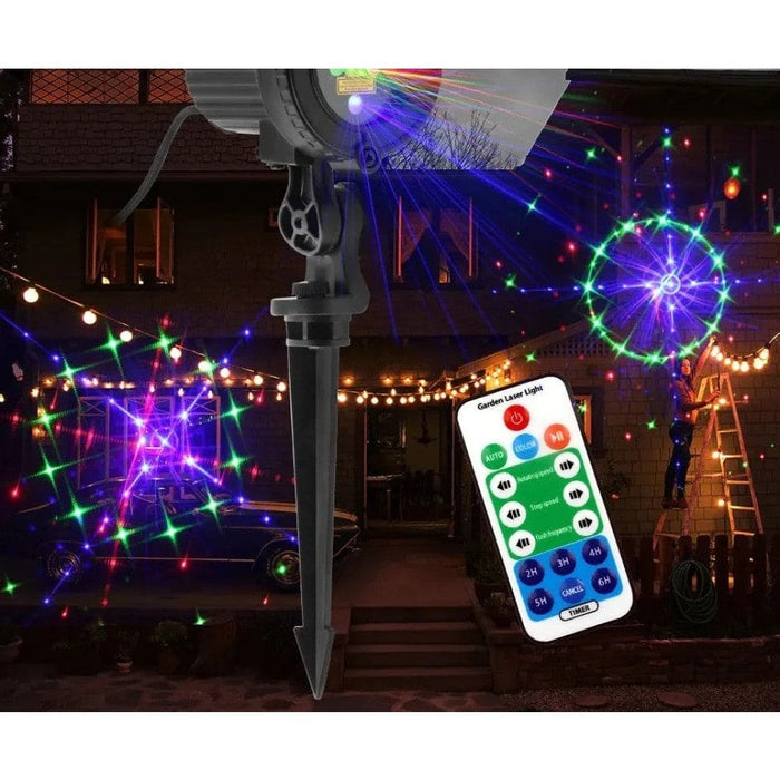 24 Patterns Red Green Blue Outdoor Motion Static Laser