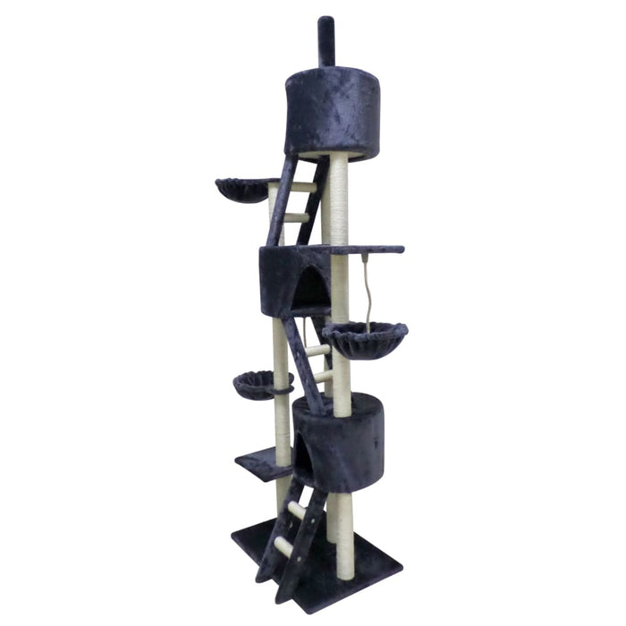 244 Cm Xl Multi Level Cat Scratching Post Tree Scratcher