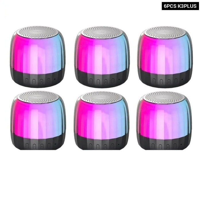 2/4/6pcs K3pro & K3 Plus Rgb Light Wireless Bluetooth Hifi