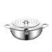 24cm Japanese Deep Frying Pan Pot With Thermometer Kitchen