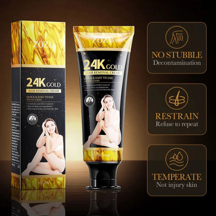24k Gold Non Irritating Quick Whole Body Axillary Armpit