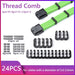 24pcs Pc Cable Comb Motherboard 24pin 8pin 6pin Computer