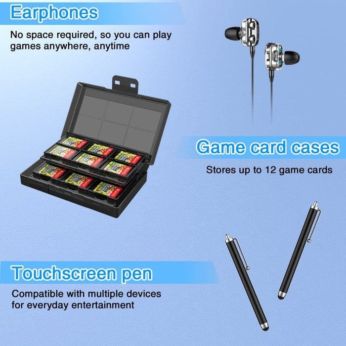 25 In 1 Accessories Kit With Carrying Case For Switch Oled