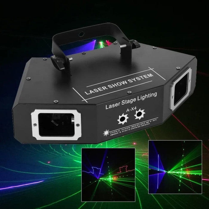 25 Patterns Full Colour Laser Scanner Projector Dmx Stage
