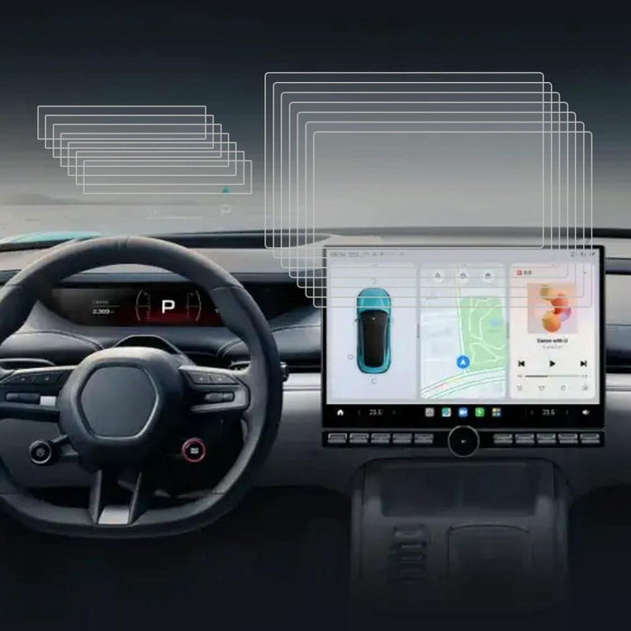 25 Piece Car Navigator Protective Film Tempered Glass