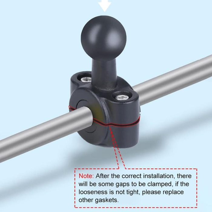 25mm Ballhead Car Front Seat Handlebar Fixed Mount Holder