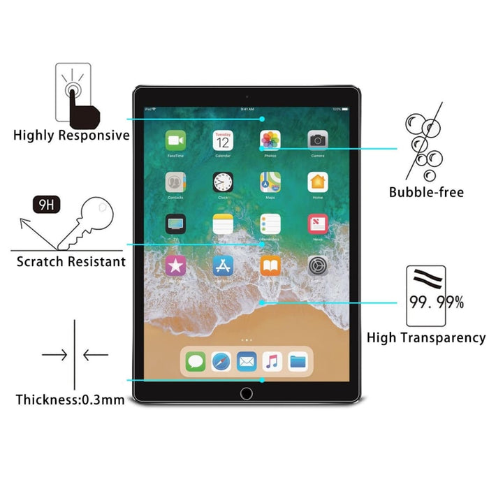 25pcs 9h 2.5d Explosion Proof Tempe Glass Film For Ipad Pro