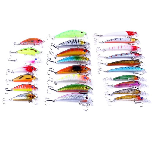 26 Piece Minnow Fishing Lure Set 4 Models