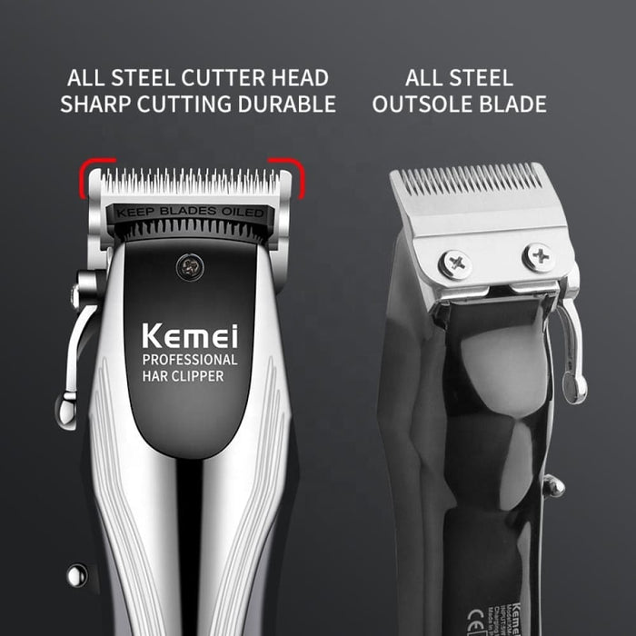 Km-2619 Professional Cordless Hair Clipper Rechargeable Men