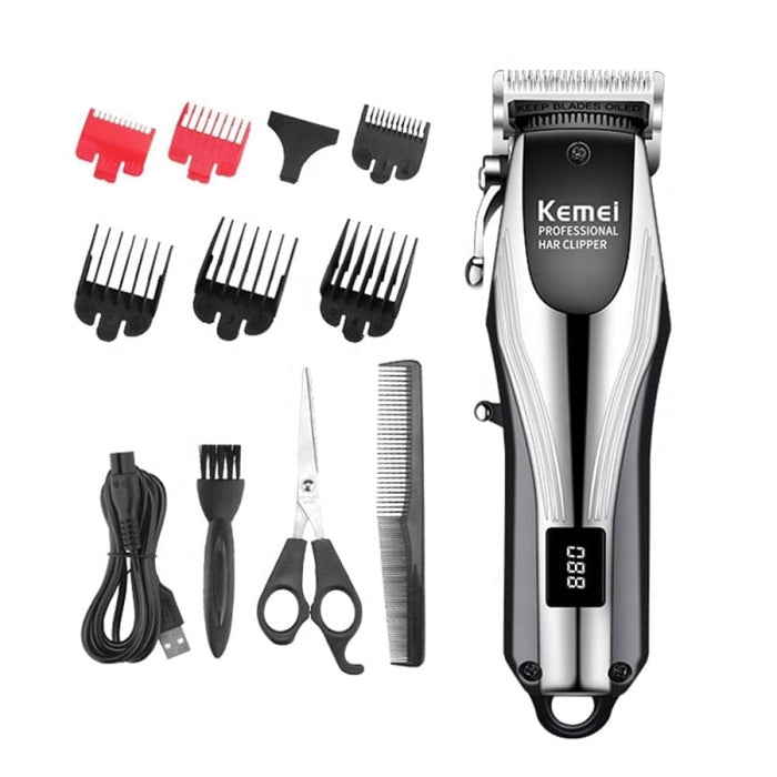 Km-2619 Professional Cordless Hair Clipper Rechargeable Men