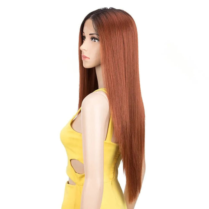 28 Red Synthetic Lace Front Wig