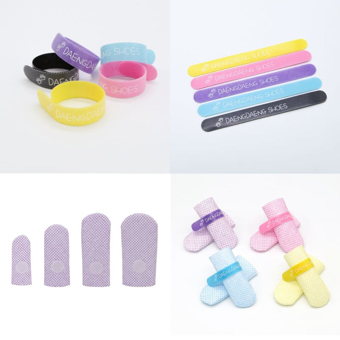 28pc l Pink Dog Shoes Waterproof Disposable Boots Anti-slip