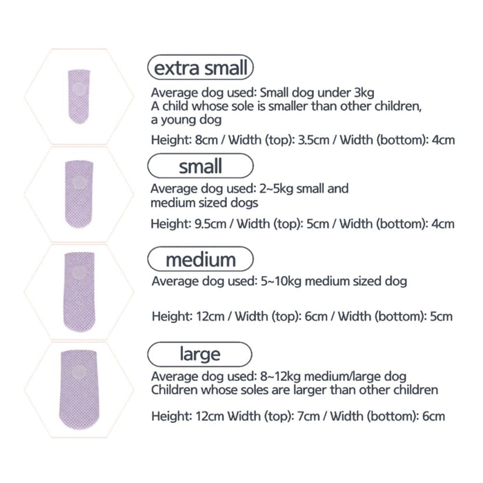 28pc Xs Yellow Dog Shoes Waterproof Disposable Boots