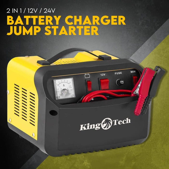 2in1 Car Battery Charger Jump Starter 12v 24v 40a Atv Boat