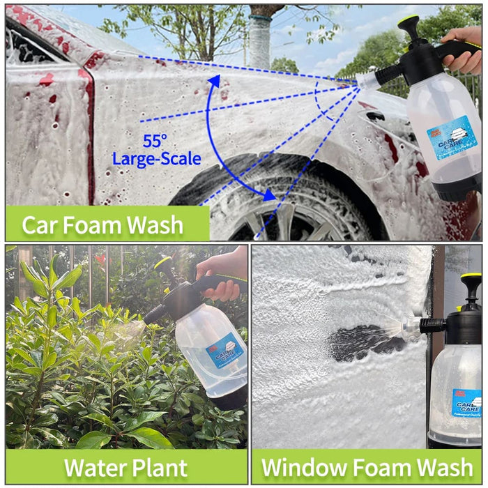 2l Hand Pump Foam Sprayer for Car Cleaning