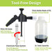 2l Hand Pump Foam Sprayer for Car Cleaning
