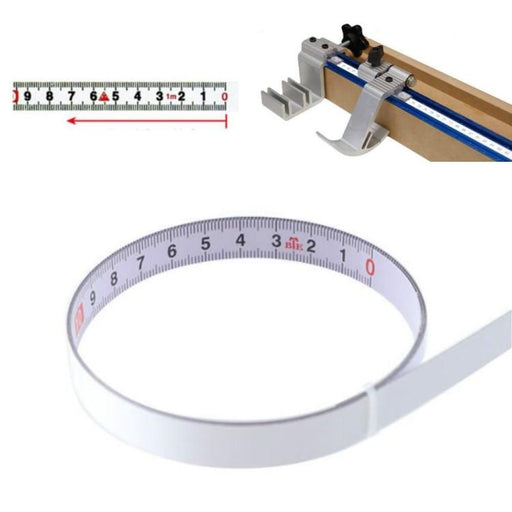 2m Sticky Scale Steel Ruler With Glue Tape Measure