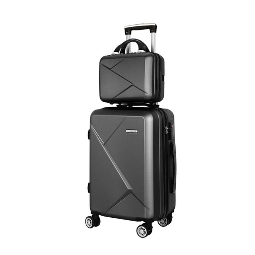 Goslash Picks 2pc Luggage 12’ 20’ Trolley Travel Suitcase